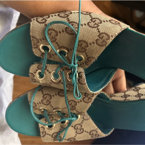 Gucci(Authentic) Wedge - Picture 1 of 5